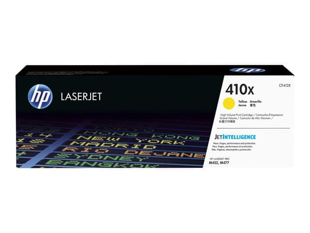 HP tonerpatron 410X Høy ytelse Original LaserJet Gul (CF412X)