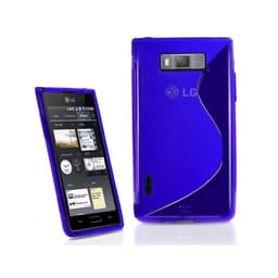 S-Line Silicone Cover til LG Optimus L7 (P700) : farve - blå