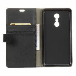 Lommebokdeksel 2-kort Lenovo K6 Note  - Svart