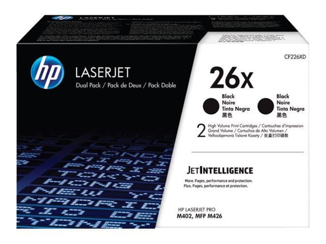 HP toner 26XD Original LaserJet Svart tonerkasett