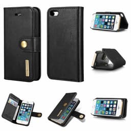 DG-Ming Lommebok 2i1 Apple iPhone 5, 5S, 5SE  - Svart