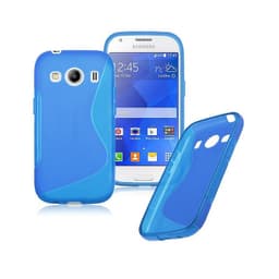 S-Line Silicone Cover til Samsung Galaxy Ace 4 (SM-G357F) : farve - blå