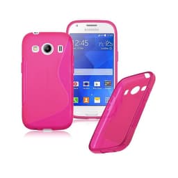 S-Line Silicone Cover til Samsung Galaxy Ace 4 (SM-G357F) : farve - lyserød