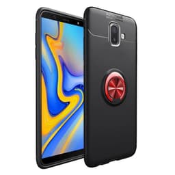 Slim Ring kotelo Samsung Galaxy J6 Plus (SM-J610F)  - Musta / punainen