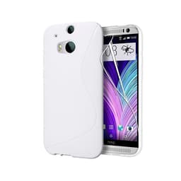 S Line silikon skal HTC ONE M8 Vit