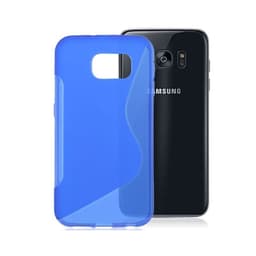 S-Line Silicone Cover til Samsung Galaxy S7 Edge (SM-G935F) : farve - blå