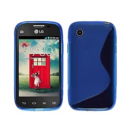 S-Line Silicone Cover til LG L40 (D170) : farve - blå