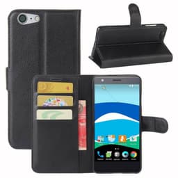 Lompakkokotelo 3-kortti ZTE Blade V770  - musta
