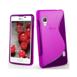 S-Line Silicone Cover til LG Optimus L5 II (E460) : farve - lilla