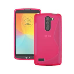 S-Line Silicone Cover til LG L Bello (D331) : farve - lyserød