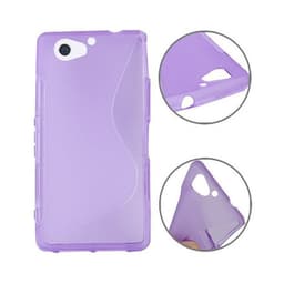S Line Silikon skal Xperia Z2 Compact Lila