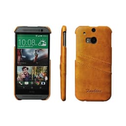 Retro Cover 2-kort HTC ONE M8 : farve - gul