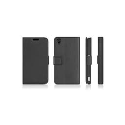 Lompakkokotelo 2-kortti Sony Xperia Z1 (c6903)  - musta