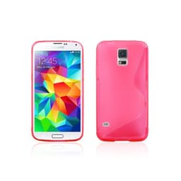 S Line silikon skal Samsung Galaxy S5 Mini (SM-G800F) Rosa