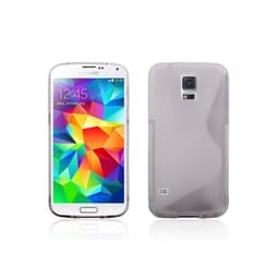 S-Line Silicone Cover til Samsung Galaxy S5 Mini (SM-G800F) : farve - røget