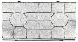 Wpro Kolfilter till köksfläkt CHF190