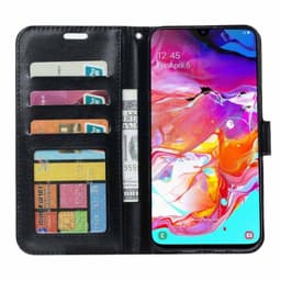 Lompakkokotelo 3-kortti Samsung Galaxy A70 (SM-A705F)  - musta