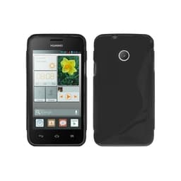 S Line silikon skal Huawei Ascend Y330 Svart