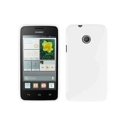 S-Line Silicone Cover til Huawei Ascend Y330 : farve - hvid