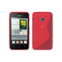 S-Line Silicone Cover til Huawei Ascend Y330 : farve - rød