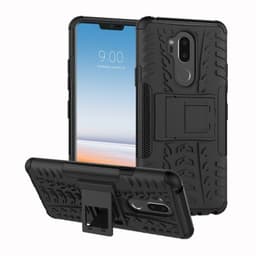 Støtsikkert deksel med stativ LG G7 ThinQ (G710EM)  - Svart