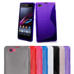 S Line silikon skal Sony Xperia Z1 Compact (D5503) Svart