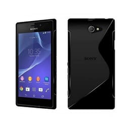 S Line silikon skal Sony Xperia M2 (D2303) Svart