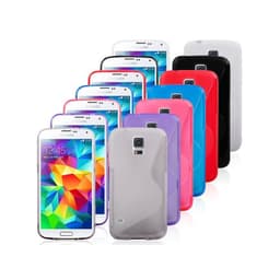 S-Line Silicone Cover til Samsung Galaxy S5 Mini (SM-G800F) : farve - gennemsigtig