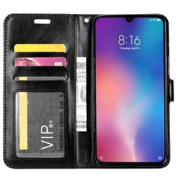Lommebokdeksel 3-kort Xiaomi Mi 9 (6,39 ")  - Svart