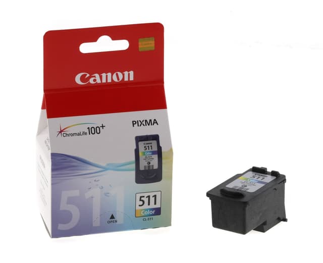 Canon blekkpatroner CL-511 Cyan Magenta Gul