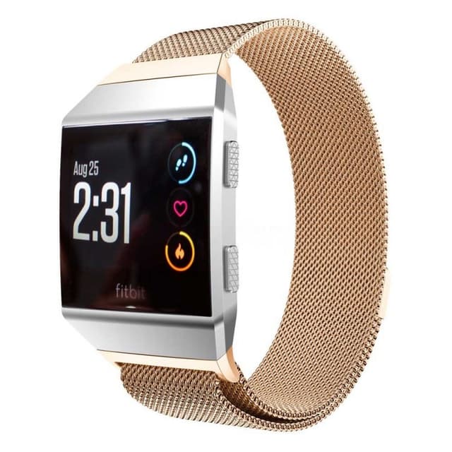 Milanese RSF stål Armband Fitbit Ionic - Rosè