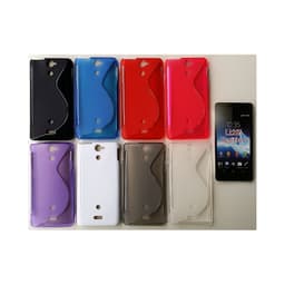 S Line silikon skal Sony Xperia V (LT25i) Blå