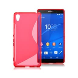 S-Line Silicone Cover til Sony Xperia Z3 + (E6553) : farve - lyserød