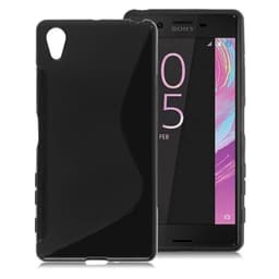 S-Line Silicone Cover til Sony Xperia X Performance (F8131) : farve - sort
