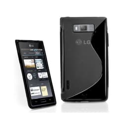 S-Line Silicone Cover til LG Optimus L7 (P700) : farve - sort