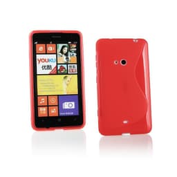 S-Line Silicone Cover til Nokia Lumia 625 (RM-941) : farve - lyserød