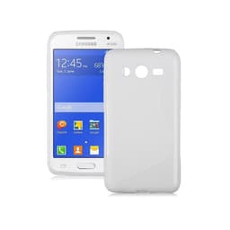 S-Line Silicone Cover til Samsung Galaxy Core 2 (SM-G355H) : farve - hvid