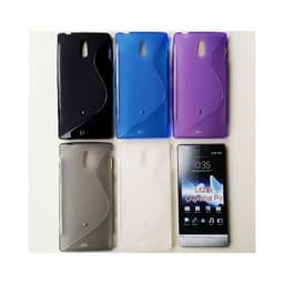 S Line silikon skal Sony Xperia P (LT22i) Blå