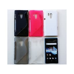 S-Line Silicone Cover til Sony Xperia Acro S (LT26w) : farve - gennemsigtig