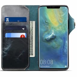 Lompakkokotelo 3-kortti aito nahka Huawei Mate 20 Pro (LYA-L29)  - sin