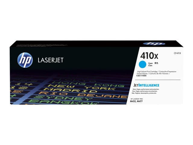 HP tonerpatron 410X Høy ytelse Original LaserJet Cyan (CF411X)