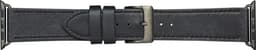 dbramante1928 Copenhagen Apple Watch 42-45 mm nahkaranneke (mus/harm.)
