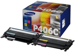 Samsung toner CLT-P406C/ELS Cyan Magenta Gul Sort
