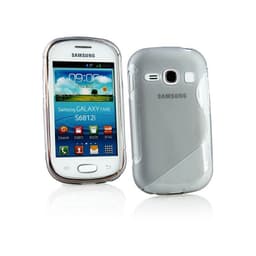 S-Line Silicone Cover til Samsung Galaxy Fame (GT-s6810) : farve - Grå