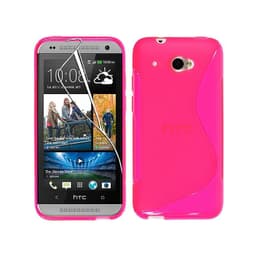 S Line Silikone Cover HTC Desire 601 : farve - lyserød