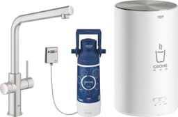 Grohe Red II Duo L vandhane med kogende vand (børstet krom)