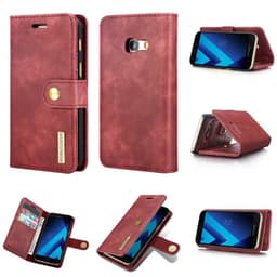 DG-Ming Wallet 2i1 til Samsung Galaxy A3 2017 (SM-A320F)  - rød