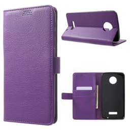 Lommebokdeksel 2-kort Motorola Moto X4 (XT1900)  - lilla