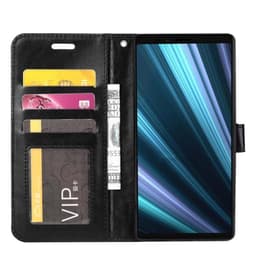 Lompakkokotelo 3-kortti Sony Xperia 1 (J9110)  - musta