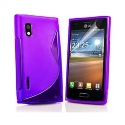 S-Line Silicone Cover til LG Optimus L5 (E610) : farve - lilla